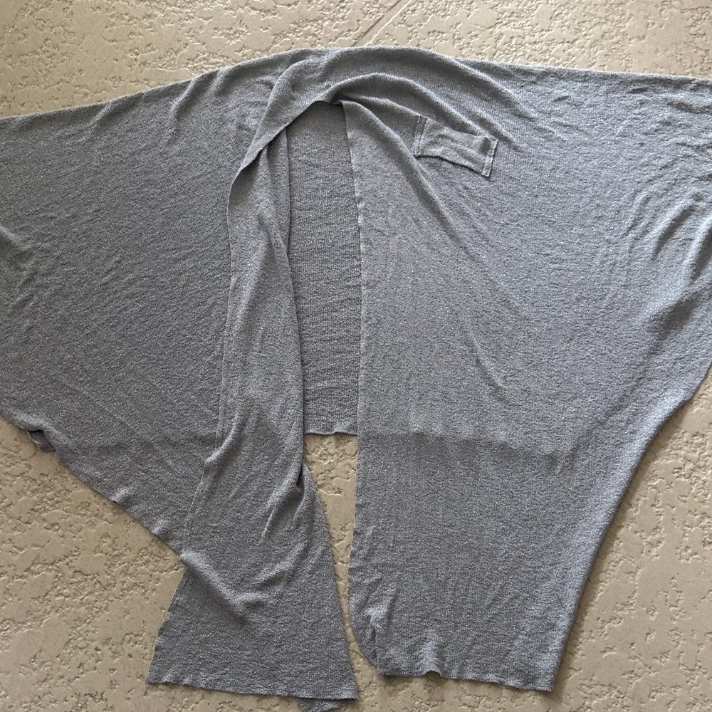 Parkhurst Heather Gray Sparkle Women's Poncho